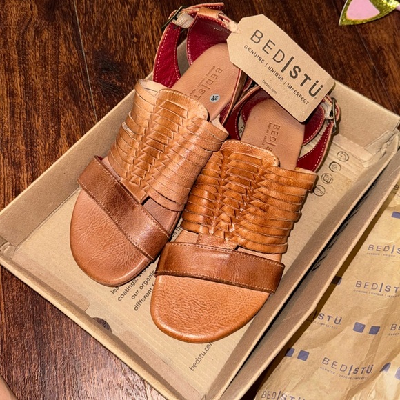 bed stu sandals ingrit tan rustic color - Picture 2 of 9